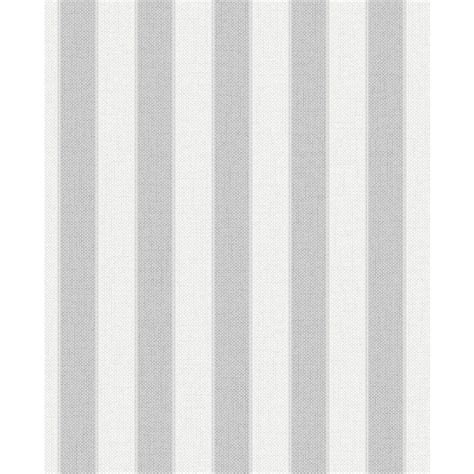 Superfresco Ticking Stripe Graysilver Wallpaper The Home Depot Canada