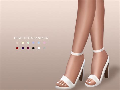 Simplesions Cc Finds Sims 4 High Heel Sandals Sims 4 Cc Shoes