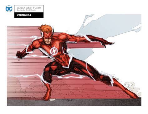 Dc Comics Releases Titans Rebirth Wally West Designs
