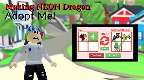 Adopt Me Neon Legendary Dragon Youtube