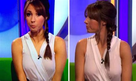 Alex Jones Flashes Her Nipples On The One Show Celebrity News