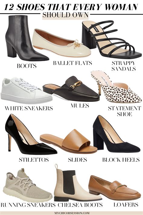 The 12 Shoes Every Woman Should Own My Chic Obsession