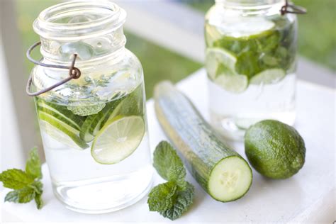 Eating Richly Even When Youre Broke Lime Cucumber Mint Water Recipe