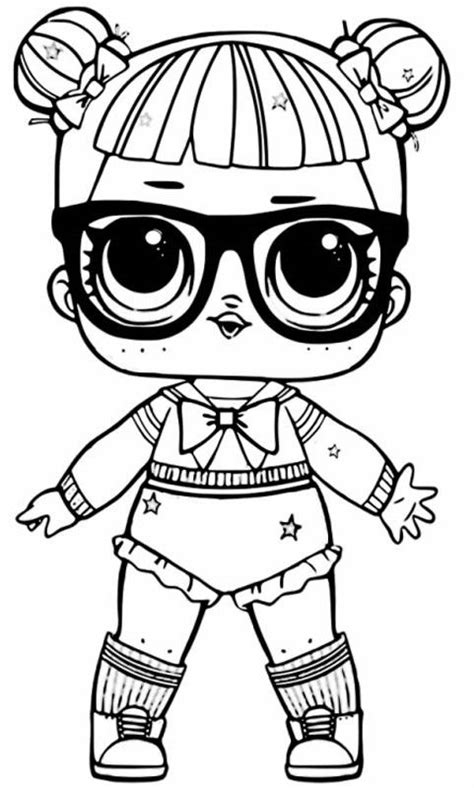 Lol Doll Coloring Pages Omg Coloring Page Blog