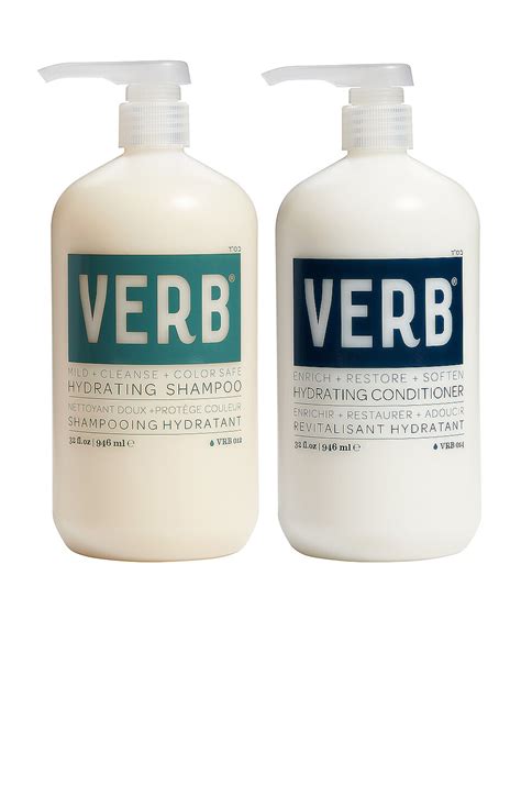 Verb Hydrating Shampoo Conditioner Liter Duo Revolve