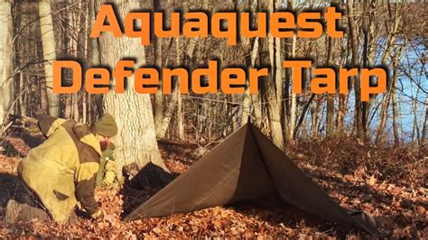 Aquaquest Defender 10x10 Bushcraft Tarp Shelter Aqua Quest Youtube