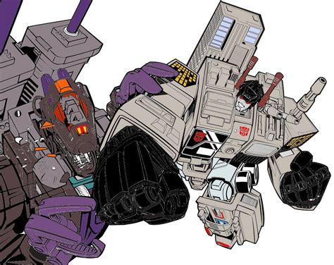 Metroplex And Trypticon By Dairugger On Deviantart