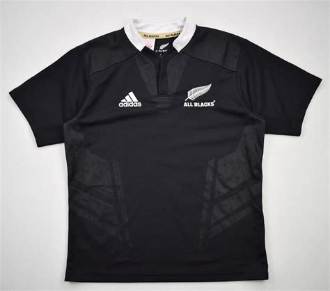 All Black New Zealand Rugby Adidas Shirt M Boys Rugby Rugby Union