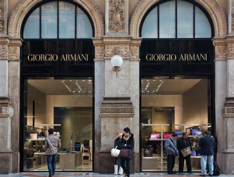 Boutique De Giorgio Armani Image Stock éditorial Image Du Lifestyle