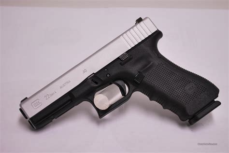 Glock 22 Gen 4 40 Stainless Slid For Sale At