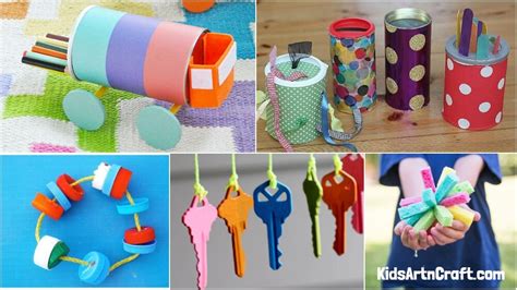 Easy Diy Toddler Toys From Recycled Materials Kids Art And Craft