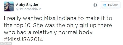 Fans Disappointed After Curvy Miss Indiana Fails To Make Miss Usa Top 10 Daily Mail Online