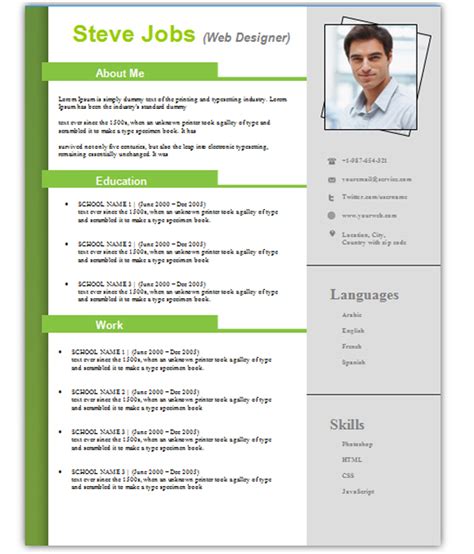 Whether you're looking for a traditional or modern cover letter. 4+ Free Download Resume / Cv Templates For Microsoft Word