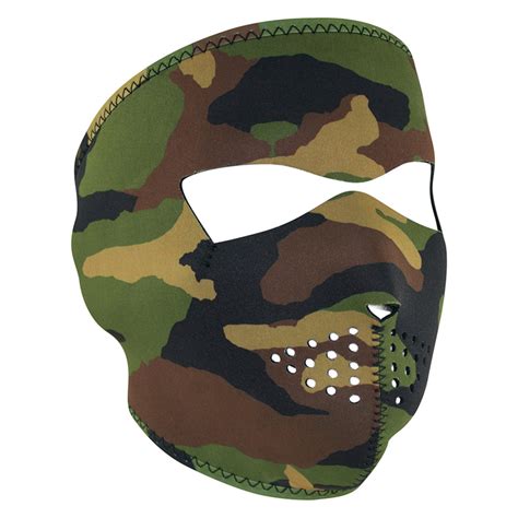 Zanheadgear Wnfmt118 Camo Neoprene Full Face Mask Tactical Camo