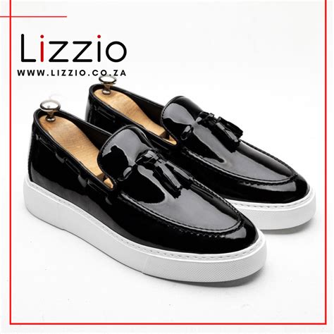 Black Patent Don Tassel Leather Loafers Lizzio