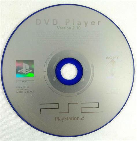 Playstation 2 Ps2 Dvd Player Versión 210 Software Y Supervisión Ebay