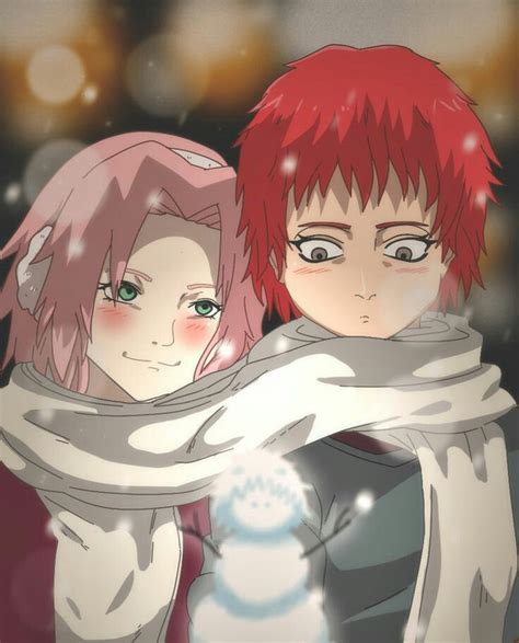 Pin By Lilith Delhi On Naruto Couples Winter Theme Anime Naruto And
