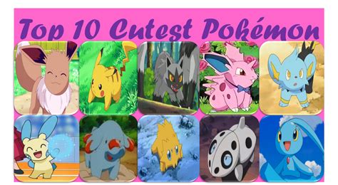 The Top 10 Cutest Pokemon By Advancearcy On Deviantart