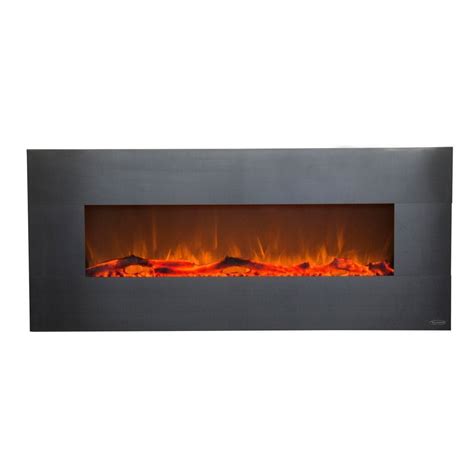 Touchstone Onyx Stainless 80026 50 Wall Mounted Electric Fireplace