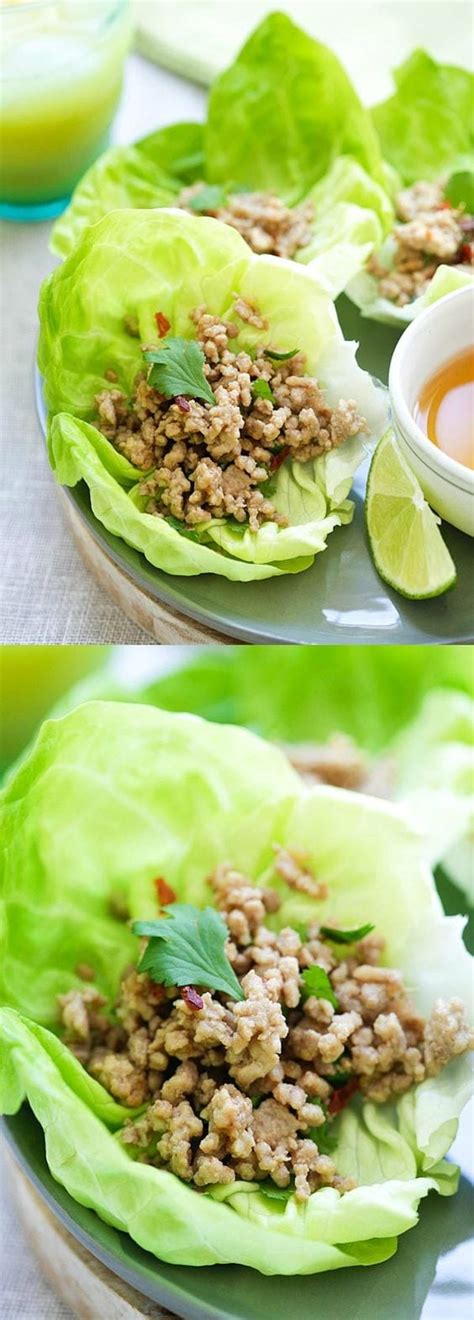 Want a pork lettuce wrap recipe? Pork Larb Lettuce Wrap Recipe | Easy Delicious Recipes
