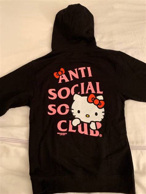 Anti Social Social Club Anti Social Social Club X Hello Kitty Black