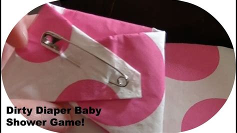 Dirty Diaper Baby Shower Game Gender Reveal Dirty Diaper Baby Shower