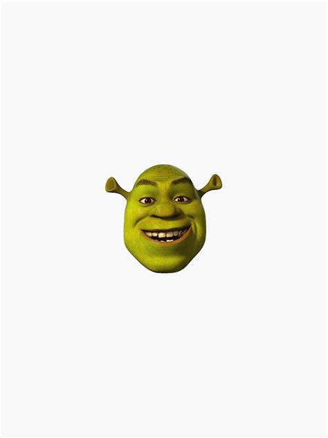 Small Shrek Sticker For Sale By Memechef Redbubble