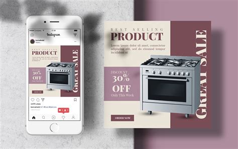 Appliance Instagram Post Template Banner Graphic By Azman · Creative