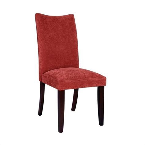 Create contrast with a red dining chair set as your room's focal point. Standard Furniture La Jolla Parson's Dining Chair Dining ...