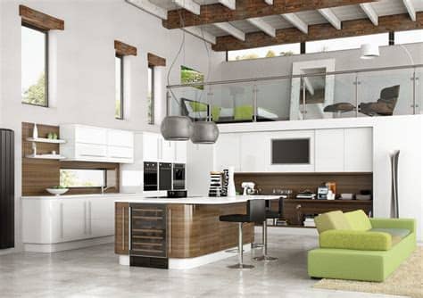 Event designer bronson van wyck's manhattan kitchen features an urban archaeology pot rack hanging over a salvaged pine island, putting the typically for a kitchen in a connecticut family home, design duo vivian lee and james macgillivray collaborated with a local millworker wayne tobin. Open Kitchen Design with Modern Touch for Futuristic Home ...