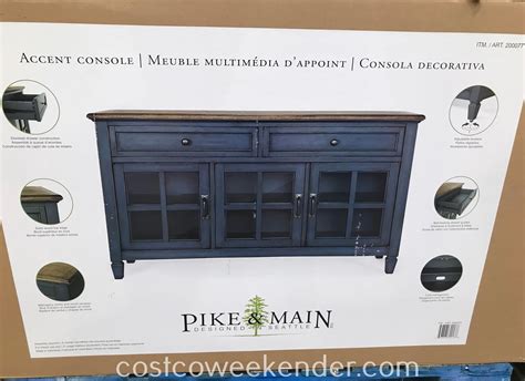 Drive the scenic park loop road in acadia national park, spy on moose in maine wildlife park, and eat. Pike & Main Annie Accent Console | Costco Weekender