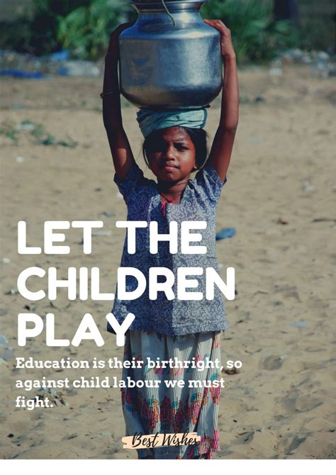 World Day Against Child Labour Poster Wishes Quotes And Msgs