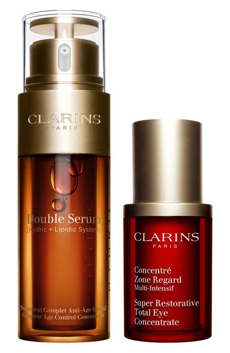 Clarins Double Serum & Total Eye Concentrate Duo (Limited Edition ...