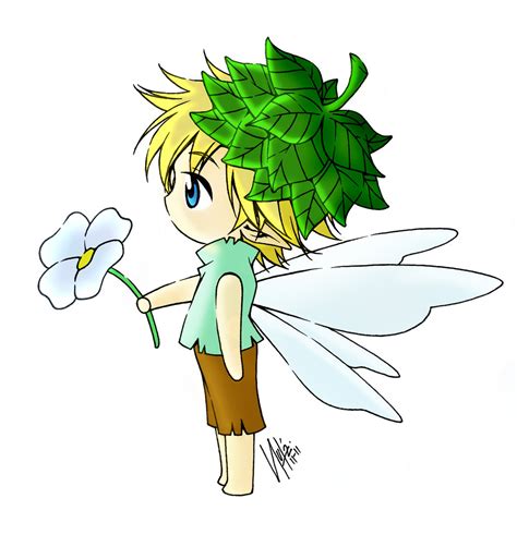 Cute Fairy Boy Digital Coloring By Parfaits2 On Deviantart