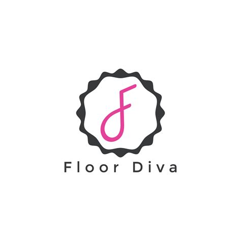 Elegant Modern Interior Design Logo Design For Floor Diva Fd
