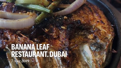 Cost myr35 for two people (approx.) Banana Leaf Restaurant Dubai 27 Aug 2019 - YouTube