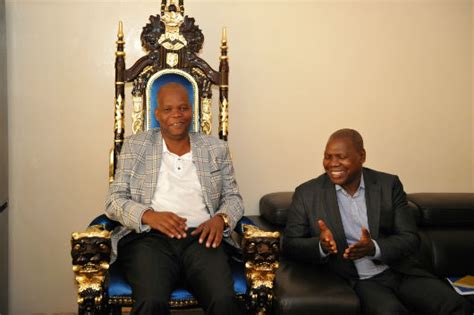 Minister Zweli Mkhize Visited King Toni Mphephu Ramabulana Department