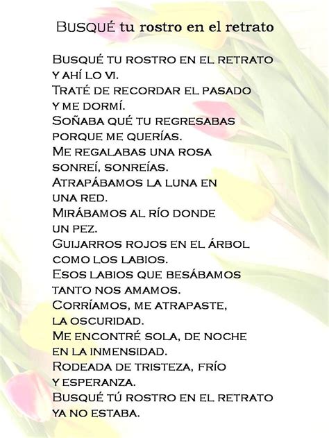 Busque Tu Rostro En El Retrato Poema De Amor Personalized Items Poems