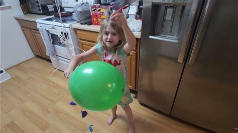 Scarlett Pops The Birthday Balloons Because Why Not Then She Decides