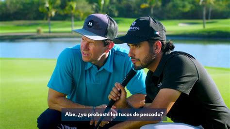 Mark Wahlberg Y Abraham Ancer Se Divierten Jugando Golf En Vidanta Nuevo Vallarta • On Bahia