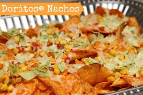 If you do not have a food processor, try and crush the chips as finely as possible. Doritos Nachos Recipe...you're welcome - Just Short of Crazy