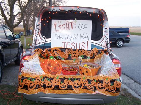 Light Up The Night With Jesus Trunk Or Treat Truck Or Treat Fall