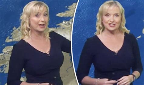 Bbc Weather Carol Kirkwood Shows Off Sensational Curves In Clingy Navy