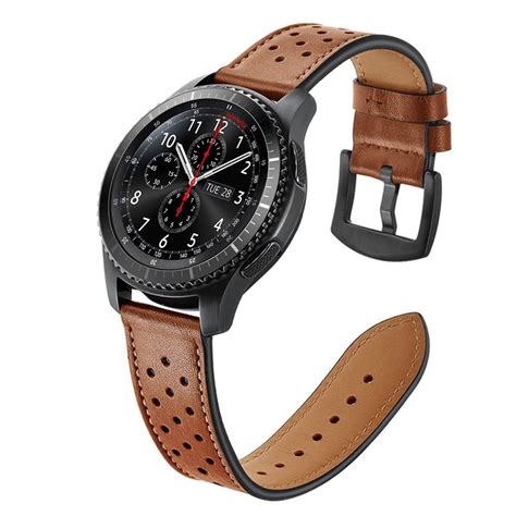 Watch Band For Samsung Gear S3 Frontier Classic Genuine Leather Strap