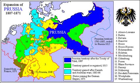 The 1871 Map Of Germany Shows Prussia At The Height Of Its Power For