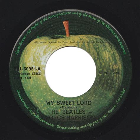 The Beatles George Harrison My Sweet Lord Vinyl Discogs