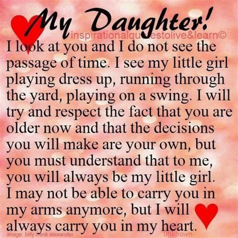 Inspirational Daughter Birthday Quotes For Daughter Letter To My