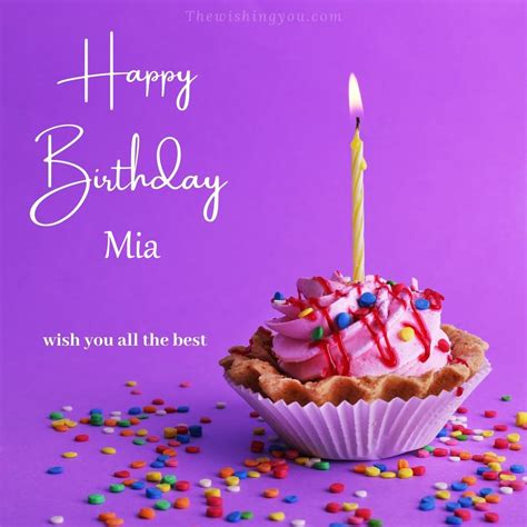 100 Hd Happy Birthday Mia Cake Images And Shayari