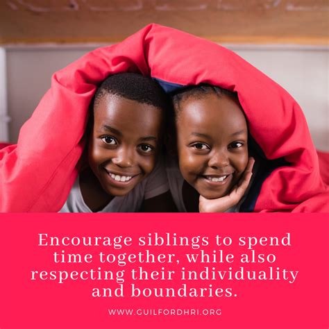 Encourage Sibling Bonding And Respect Boundaries