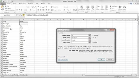 Learn vlookup the easy way with screenshots, examples, detailed break down of exactly how the formula works in excel. functia Vlookup in excel - YouTube